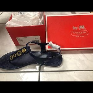 NEW Coach Jelly Sandals (size 8)